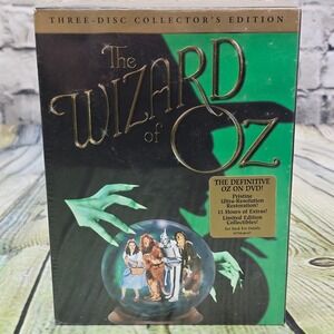 Wizard of Oz Collector's Edition 3-Disc DVD Box Set Memorabilia 2005 Warner NEW